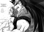  2boys anal ass blush bottomless erection eyes_closed eyeshield_21 from_behind harikonotora huge_penis large_insertion male_focus marco_reiji monochrome multiple_boys open_clothes open_shirt penis set shirt size_difference sweat tears translated yaoi 