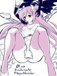  akemi_homura akuma_homura anus blush bow breasts choker completion_time elbow_gloves gloves hair_bow hashtag kaname_madoka long_hair magical_girl mahou_shoujo_madoka_magica mahou_shoujo_madoka_magica_movie maullarmaullar medium_breasts multiple_girls no_panties pink_hair pussy_peek solo_focus spread_legs thighhighs twitter_username two_side_up ultimate_madoka yellow_eyes 