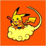  cloud cosplay dragon_ball dragonball pikachu pixiv_thumbnail pokachuu pokemon resized simple_background son_goku son_goku_(cosplay) son_gokuu 