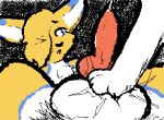 animal_genitalia animal_penis animated anthro ballbusting ballbusting_induced_orgasm balls big_balls big_penis blue_eyes bodily_fluids canid canine canine_genitalia canine_penis cock_and_ball_torture countershading cum cumshot digital_media_(artwork) ejaculation fox fur genital_fluids genital_torture genitals hair hair_over_eye jace_the_fox knot knotted_penis male mammal penis pincoosh solo_focus stepping_on_balls white_body white_countershading wigglypaint_(artwork) yellow_body yellow_fur