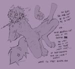 absurd_res ambiguous_gender andromorph andromorph/ambiguous anthro arms_tied bdsm big_clitoris bodily_fluids bondage bound bruised canid canine canis chain chained clitoris collar consent_themes crying degradation dialogue disembodied_hand domestic_dog dominant dripping dripping_vulva duo english_text erect_clitoris facial_piercing fear_play fist floppy_ears genital_fluids genitals hair hands_behind_back hands_tied hi_res holding_leg homophobic_slur imminent_pain imminent_punch intersex intersex/ambiguous mammal monochrome multiple_piercings muzzle_(object) muzzled nose_piercing nude pain pain_play paws piercing pillow_(slumberpup) profanity punch purple_and_black restraints sadomasochism scared slumberpup slur spread_legs spreading submissive submissive_andromorph submissive_anthro submissive_intersex tail tears text threatening threatening_violence threatening_words tongue torture trans_(lore) trans_man_(lore) vaginal vaginal_fluids violence vulva whining wounded