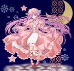  bad_id bad_pixiv_id hat long_hair lunica patchouli_knowledge purple_eyes purple_hair ribbon solo touhou 