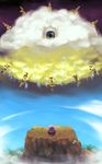  bad_pixiv_id cloud day eyeball kirby kirby_(series) kracko lightning naco24 no_humans sky 