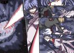  battle flandre_scarlet haruichi long_hair older red_eyes remilia_scarlet siblings sisters touhou 