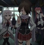  asami_lilith kannazuki_arin kazama_levi kazama_levy kurata_yui screencap trinity_seven 