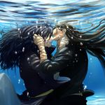  :d black_hair brown_hair bubble closed_eyes commentary_request couple face-to-face grin hand_on_another's_face hands_on_another's_face happy highres long_hair male_focus multiple_boys naruto_(series) naruto_shippuuden ninja open_mouth piyoshi senju_hashirama smile uchiha_madara underwater very_long_hair yaoi 