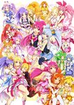  ai-chan_(dokidoki!_precure) aida_mana aino_megumi aoki_reika arm_hug blue_choker blush bow candy_(smile_precure!) choker cure_ace cure_beat cure_beauty cure_diamond cure_fortune cure_happy cure_heart cure_honey cure_lovely cure_march cure_melody cure_muse_(yellow) cure_princess cure_rhythm cure_rosetta cure_sunny cure_sword dokidoki!_precure everyone green_choker gurasan_(happinesscharge_precure!) happinesscharge_precure! highres hikawa_iona hino_akane_(smile_precure!) hishikawa_rikka hoshizora_miyuki houjou_hibiki hug hug_from_behind hummy_(suite_precure) kenzaki_makoto kurokawa_eren madoka_aguri magical_girl midorikawa_nao minamino_kanade minatsuki_randoseru multiple_girls oomori_yuuko open_mouth orange_choker pink_bow pink_choker pink_skirt pink_sleeves precure precure_all_stars purple_choker regina_(dokidoki!_precure) ribbon_(happinesscharge_precure!) seiren_(suite_precure) shirabe_ako shirayuki_hime skirt smile smile_precure! suite_precure twintails white_choker wide_ponytail yellow_bow yellow_choker yotsuba_alice 