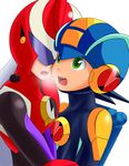  2boys blues_exe child helmet kusamuraya male male_focus multiple_boys rockman rockman_exe rockman_exe_(character) 