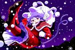  animal_ears boots grey_hair highres ishikkoro mouse_ears mouse_tail nazrin open_mouth pantyhose red_eyes sack santa_costume short_hair smile snow solo tail touhou 