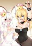  2girls absurdres bowsette highres multiple_girls nintendo princess_king_boo yurie02 