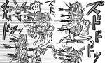  arrow_in_body comic greyscale kantai_collection monochrome monster no_humans shinkaisei-kan simple_background tonda translated 