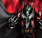  bat bat_wings belt cape kamen_rider kamen_rider_dark_kiva kamen_rider_kiva_(series) kivat-bat_ii majyuu_zaruba male_focus solo wings 