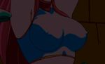  akira_(viper) animated animated_gif bouncing_breasts breasts large_breasts long_hair lowres nipples pc98 pink_hair tentacle torn_clothes undressing viper viper_island 