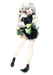  headphones heels sakuragi_ren see_through skirt_lift transparent_png yuni_(yuni_channel) yuni_channel 