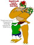  alpha_channel ambiguous_gender anthro bowser briefs clothed clothing collar digital_media_(artwork) duo english_text hair hi_res humanoid koopa male male/male mammal mario_bros max_(character) muscular muscular_male nintendo notkastar scalie signature simple_background spikes text underwear video_games 