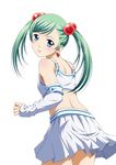  1girl ikkitousen official_art shokatsuryou_koumei smile solo standing white_background 