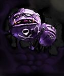  gen_1_pokemon no_humans pokemon pokemon_(creature) purple realistic solo tusks weezing wrinkled_skin 