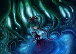  bad_id bad_pixiv_id forest front_ponytail green_hair kagiyama_hina nature r2sais ribbon solo touhou 