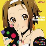  album_cover brown_eyes brown_hair character_single cover hairband horiguchi_yukiko k-on! official_art short_hair solo tainaka_ritsu 