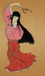  branch fine_art_parody houraisan_kaguya jeweled_branch_of_hourai nihonga norio_minami parody solo touhou ukiyo-e 