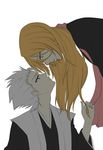  1boy 1girl bleach blonde_hair fujikodayo222 hitsugaya_toshiro hitsugaya_toushirou matsumoto_rangiku white_hair 