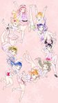  ancotaku arm_up arms_up ayase_eli black_hair blonde_hair blue_eyes blue_hair boots brown_hair double_v earmuffs fur_trim hairband hat hoshizora_rin koizumi_hanayo kousaka_honoka long_hair love_live! love_live!_school_idol_project minami_kotori multiple_girls nishikino_maki one_eye_closed orange_hair ponytail purple_eyes purple_hair red_eyes red_hair snow_halation snowflake_print sonoda_umi toujou_nozomi twintails v yazawa_nico 