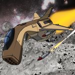  densetsu_kyojin_ideon highres hirodango missile puffer space space_craft starfighter 