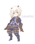  belt blue_eyes boots elf final_fantasy final_fantasy_xiv gloves highres lalafell leather maboroshineko pointy_ears solo twintails 