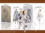  artoria_pendragon_(all) card fate/stay_night fate_(series) genderswap saber sword wallpaper weapon 