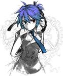  bad_id bad_pixiv_id gradient_hair infinite_holic_(vocaloid) kagamine_len male_focus multicolored_hair red_eyes solo vocaloid 