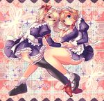  :o ahoge america_(hetalia) apron ass axis_powers_hetalia bad_id bad_pixiv_id black_legwear blonde_hair blue_eyes blush bobby_socks bow breasts cherry circus66 cleavage dress food frilled_dress frilled_legwear frills fruit garters genderswap genderswap_(mtf) glasses green_eyes hair_bow hair_ornament hand_in_another's_hair heart heart_hair_ornament high_heels holding_hands large_breasts long_hair long_sleeves maid maid_apron maid_headdress mary_janes multiple_girls open_mouth panties pantyshot puffy_long_sleeves puffy_sleeves purple_dress red-framed_eyewear red_bow semi-rimless_eyewear shoes short_hair socks sparkle striped striped_panties thighhighs twintails under-rim_eyewear underwear united_kingdom_(hetalia) wavy_hair x_hair_ornament 