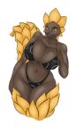  anthro big_breasts big_thighs bikini blackbetty breasts clothed clothing female hi_res looking_at_viewer mamal mammal pangolin scales swimsuit 