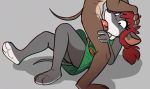  2017 2d_animation 3_toes animated anthro anthro_on_anthro barefoot biped brown_body clothed clothing digital_media_(artwork) dress duo female forced forced_oral fully_clothed geronimo_stilton_(series) green_bottomwear green_topwear grey_body hair hand_on_head hand_on_thigh lying male male/female male_penetrating mammal mouse multicolored_body nicky_(thea_sisters) nude on_back oral oral_penetration penetration penis questionable_consent red_hair revolver64 rodent sex siroc standing tan_body thea_sisters toes two_tone_body upskirt white_body 