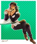  anz black_hair eating food jojo_no_kimyou_na_bouken male_focus red_eyes sandwich sitting solo stardust_crusaders steely_dan 