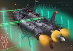  battleship no_humans space space_craft spaceship uchuu_senkan_yamato warship zenseava 