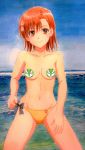  beach girl highres isao_outaki topless 