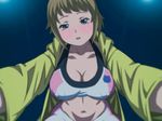  a196953 animated animated_gif bad_id bad_pixiv_id bouncing_breasts breasts breathing covered_nipples gundam gundam_build_fighters gundam_build_fighters_try hoshino_fumina kiss large_breasts solo ugoira 