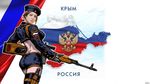  1girl gun natalia_poklonskaya rifle russian solo weapon 