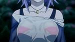  animated animated_gif bouncing_breasts breasts lowres rosario+vampire see-through shirayuki_mizore shirt wet wet_clothes wet_shirt 