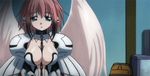  angel angel_wings animated animated_gif breasts collar ikaros large_breasts lowres pink_hair sora_no_otoshimono wings 