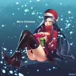  artist_name black_legwear box breasts cleavage eirashard gift gift_box hat heart_tattoo irelia large_breasts league_of_legends legs long_hair meme_attire open-chest_sweater panties red_eyes ribbed_sweater santa_hat solo sweater tattoo thighhighs thighs turtleneck underwear very_long_hair white_legwear white_panties 