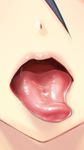  3d anaglyph close-up kabeu_mariko lips md5_mismatch mouth no_background purple_hair tongue tongue_out 