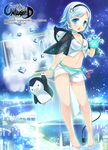  animal_costume blue_eyes blue_hair breasts cleavage hairband ice ice_cube jin_young-in looking_at_viewer medium_breasts navel open_mouth penguin_costume refrigerator short_hair solo stuffed_animal stuffed_penguin stuffed_toy unleashed 