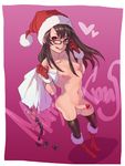 :p adjusting_glasses anal_beads aneros bag black_legwear boots breasts brown_hair butt_plug censored christmas dildo erection eziezi glasses gloves hat heart licking_lips long_hair navel newhalf nipples nude original penis pointless_censoring prostate_massager red_eyes sack santa_boots santa_gloves santa_hat sex_toy small_breasts testicles text thighhighs tongue tongue_out waji_waji 