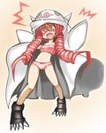  :q blush blush_stickers bra claws cosplay drill_hair duel_monster ghost_costume ghostrick_specter ghostrick_specter_(cosplay) long_hair panties pikeru pink_hair pink_panties smile solo spirit-edge tongue tongue_out twintails underwear underwear_only yuu-gi-ou 