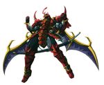  duel_monster gauntlets highres katana legendary_six_samurai_shi_en no_humans sword takkayuuki weapon wings yuu-gi-ou 
