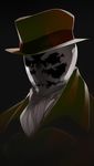  cravat fedora hat kochiya_(gothope) male_focus mask rorschach solo trench_coat watchmen 