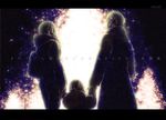  2girls family from_behind gpnet letterboxed lily_castellanos multiple_girls myra_hansen sebastian_castellanos the_evil_within 