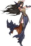  armor armpits artist_request bare_shoulders black_hair boots breastplate castlevania castlevania:_order_of_ecclesia faulds green_eyes long_hair shanoa simple_background solo thigh_boots thighhighs white_background 