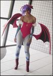  capcom cosplay darkstalkers demon_girl elu_lux lilith_aensland photo succubus vampire_(game) 
